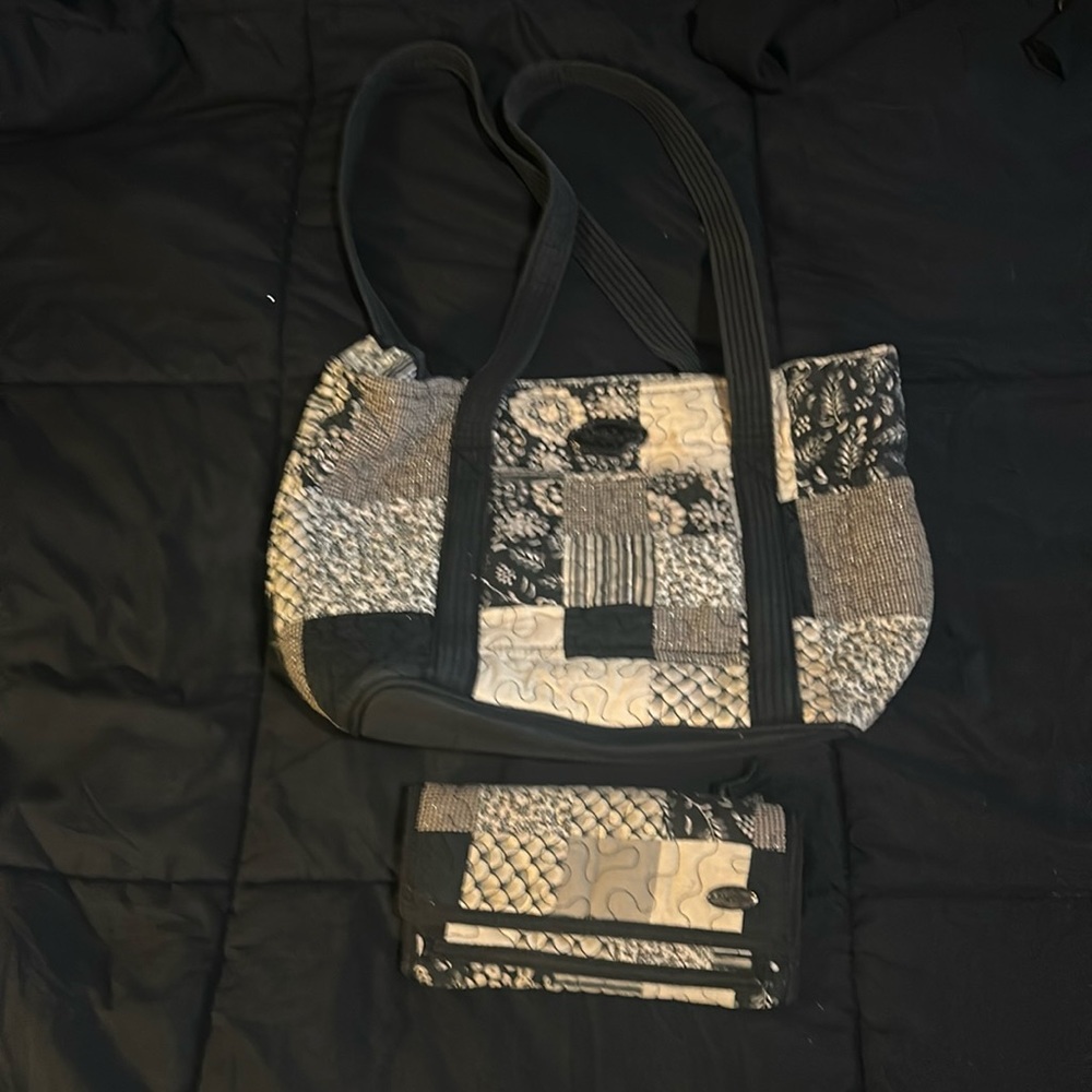 Donna sharp bag with wallet